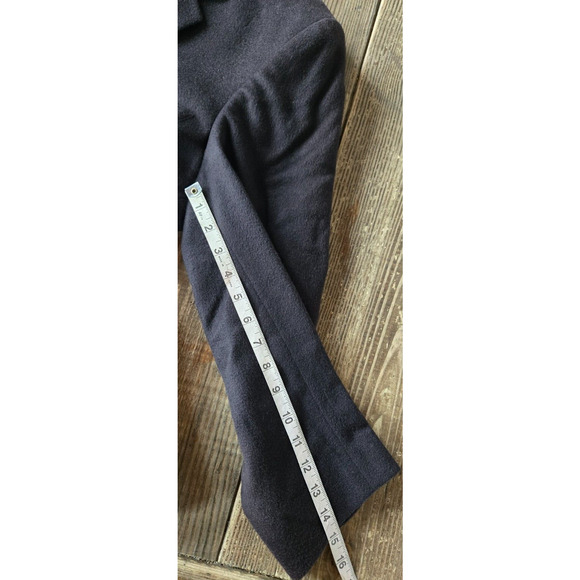 Vintage Joseph & Lyman 100% Cashmere Blazer 46R Black Sport Coat Winter Jacket - Picture 9 of 13